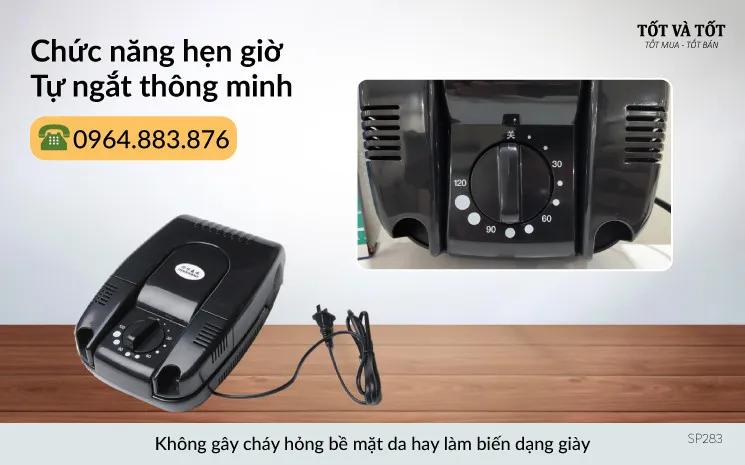 Máy sấy giày khử mùi hôi